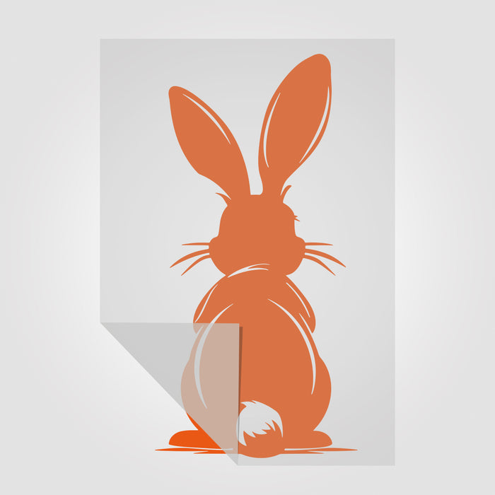 Hase von hinten Motiv Sticker StickyWorld Exclusive | Foliensticker