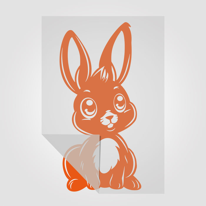 Niedlicher Hasensticker Motiv 3 StickyWorld Exclusive | Foliensticker