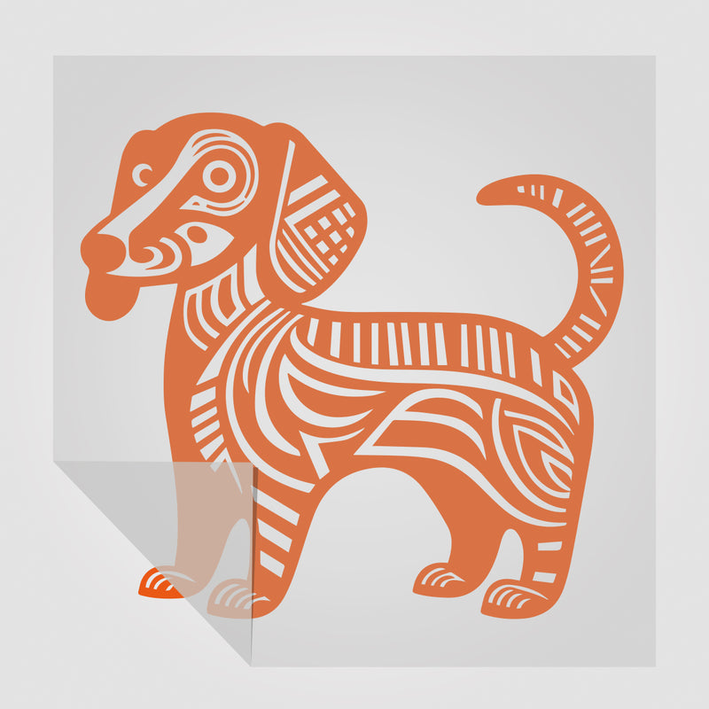 Dackel Art Design Hunde Sticker StickyWorld Exclusive | Foliensticker