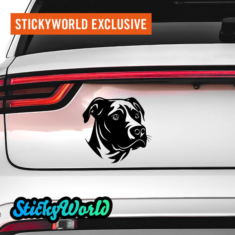 American Pitbull Hunde Sticker StickyWorld Exclusive | Foliensticker