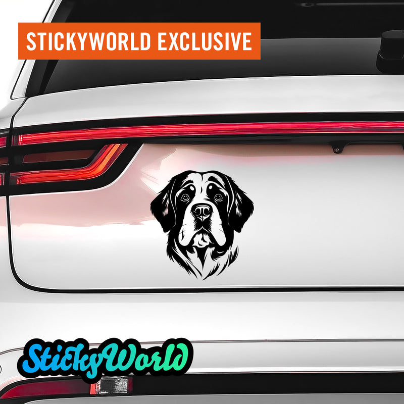 Bernhardiner Hunde Sticker 3 StickyWorld Exclusive | Foliensticker