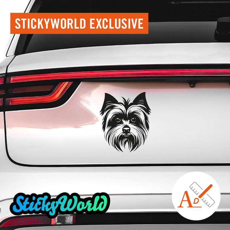 Yorkshire Terrier Hunde Sticker StickyWorld Exclusive | Foliensticker