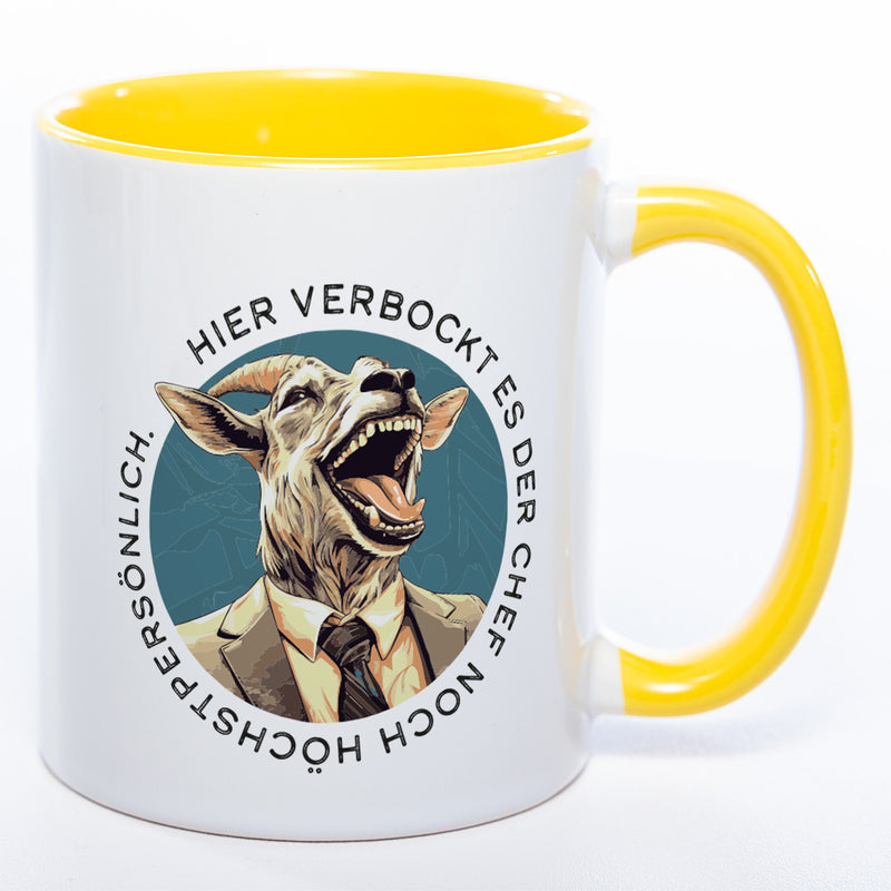 Chef Tasse - lustige Kaffeetasse - spülmaschinenfest