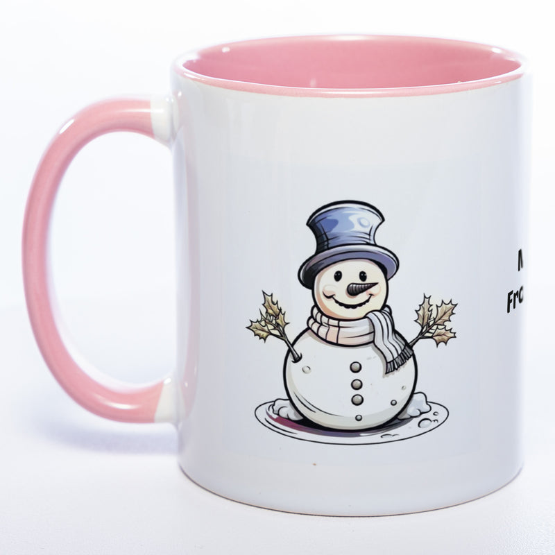 Meine Frostnase mit Wunschnamen - süße Kaffeetasse zu Weihnachten - spülmaschinenfest