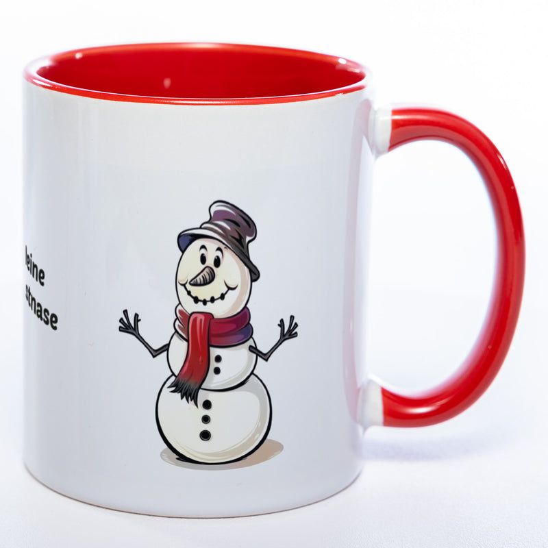 Meine Frostnase mit Wunschnamen - süße Kaffeetasse zu Weihnachten - spülmaschinenfest