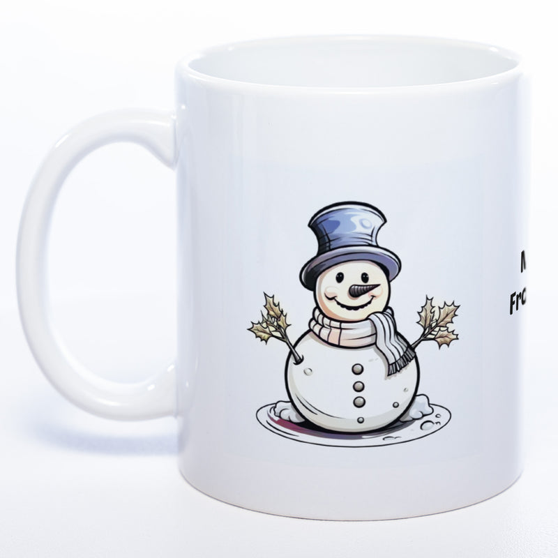 Meine Frostnase mit Wunschnamen - süße Kaffeetasse zu Weihnachten - spülmaschinenfest