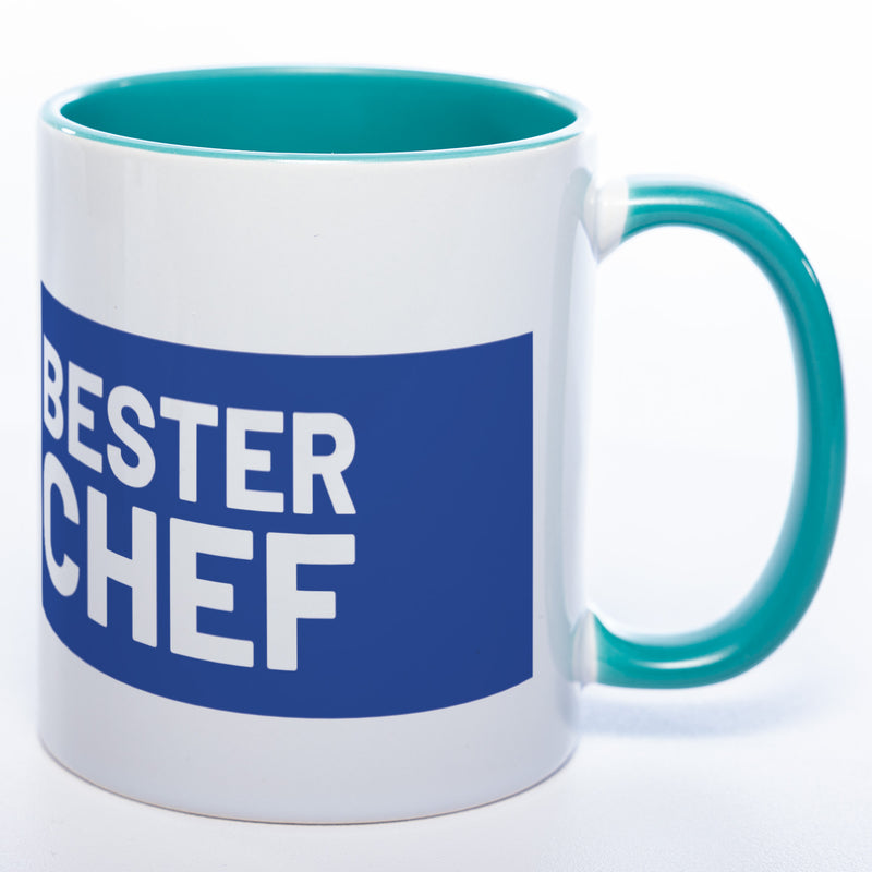 Tasse "Bester Chef" mit Foto (HD Druck) | Jetzt selbst gestalten! Spülmaschinenfest