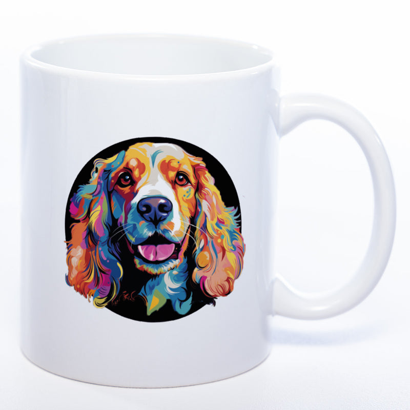 Mug Art Tasse mit Cocker Spaniel Motiv 3 & wahlweise mit NAMEN - Kaffeetasse StickyWorld Exclusive