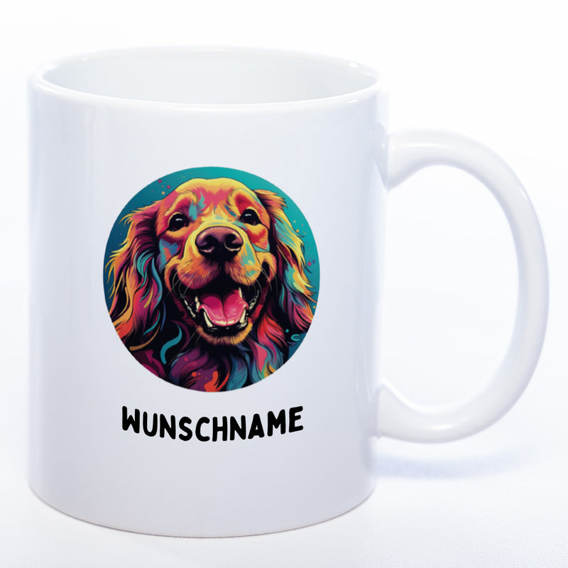 Mug Art Tasse mit Cocker Spaniel & wahlweise mit NAMEN - Kaffeetasse StickyWorld Exclusive