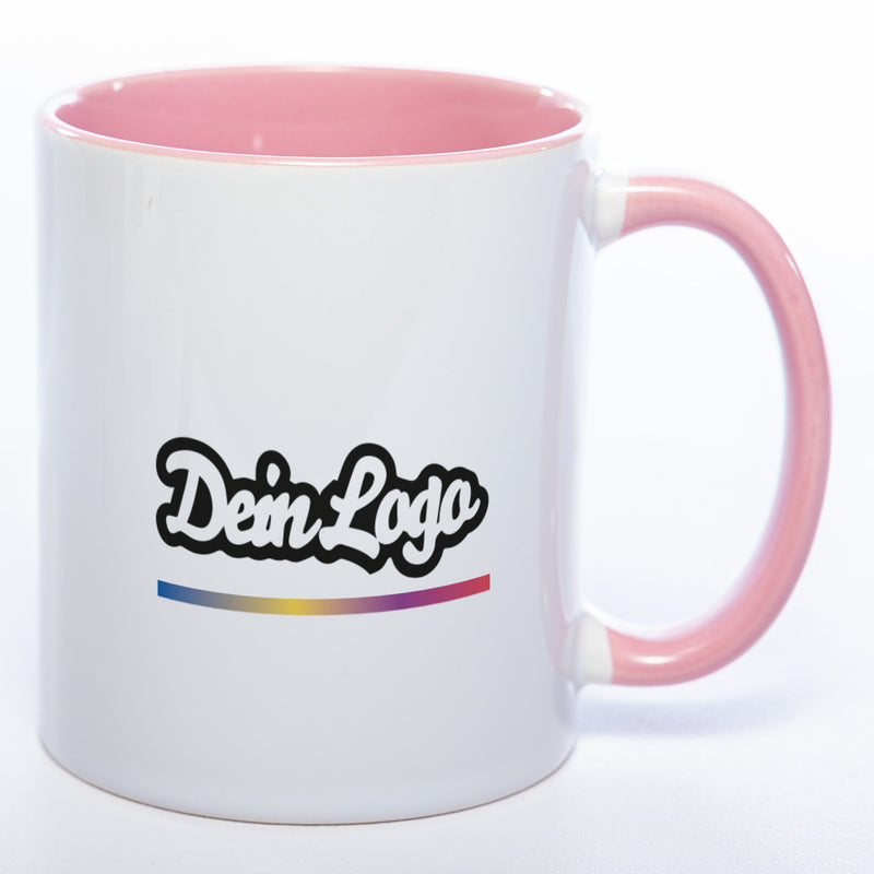 10x Tasse mit Firmenlogo (beidseitig) spülmaschinenfest | Jetzt selbst gestalten!