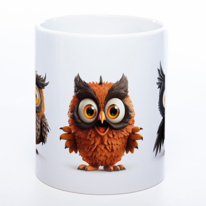 Eulenparade Tasse exclusive Kaffeetasse spülmaschinenfest