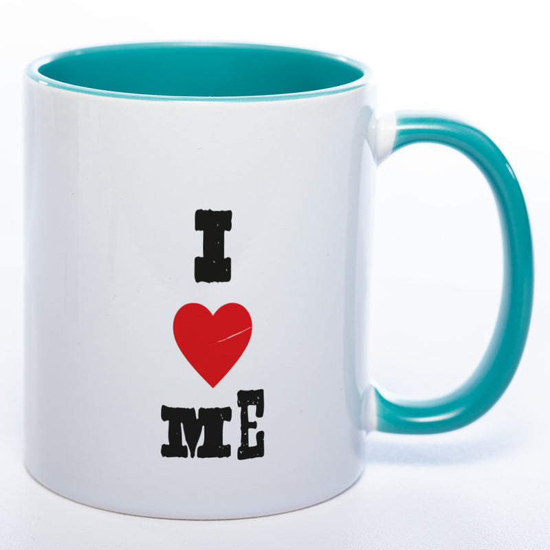 Spülmaschinenfeste Motiv - Tasse mit Spruch "I LOVE ME"