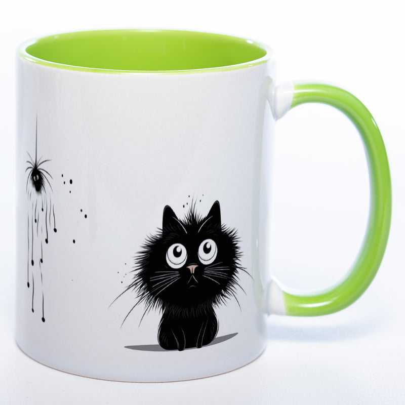 Katzen Motiv-Tasse  - süße Kaffeetasse in vielen Farben - Miezetasse spülmaschinenfest