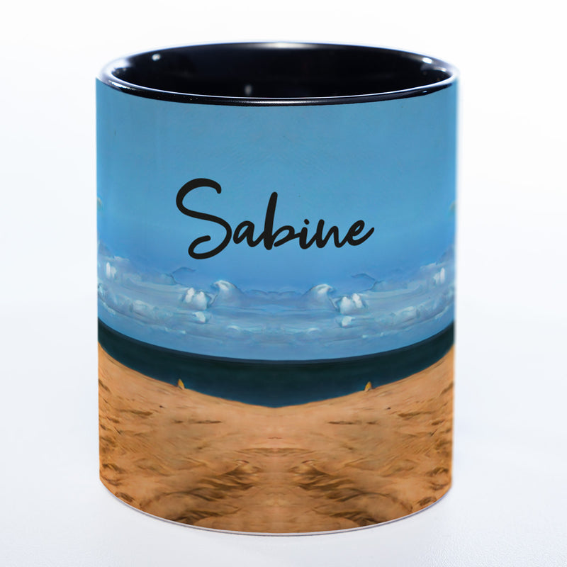 Tasse mit Leuchtturm Rubjerg Knude und Deinem Namen - Tolle Geschenkidee - spülmaschinenfest