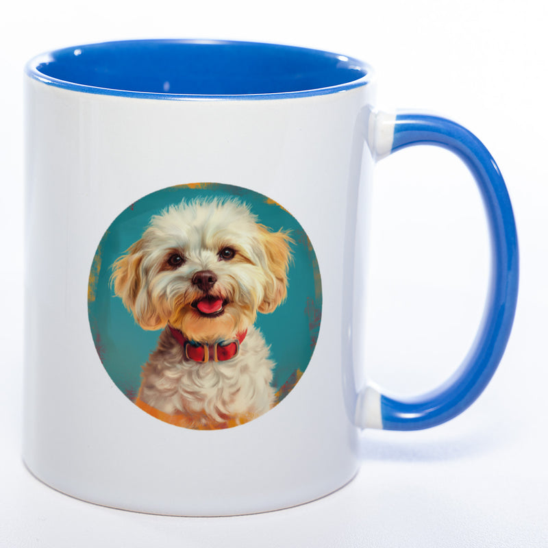 Mug Art Tasse mit Maltipoo Motiv 2 & wahlweise mit NAMEN - Kaffeetasse StickyWorld Exclusive