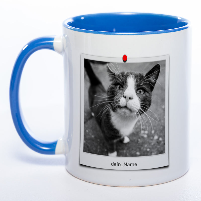 Spülmaschinenfeste Tasse "Polaroid" mit Foto (HD Druck) | Jetzt selbst gestalten!
