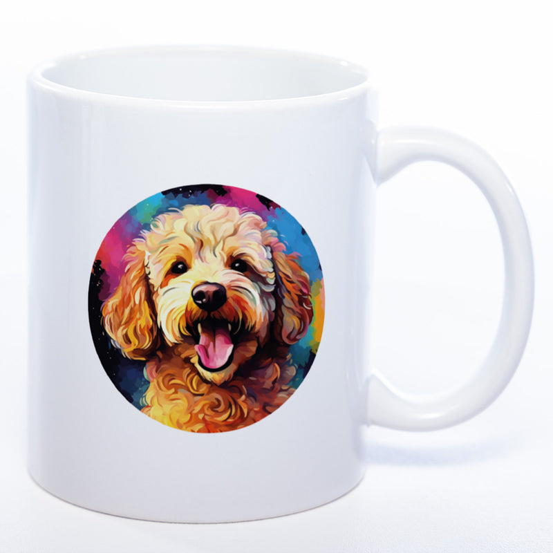 Mug Art Tasse mit Pudel & wahlweise mit NAMEN - Kaffeetasse StickyWorld Exclusive