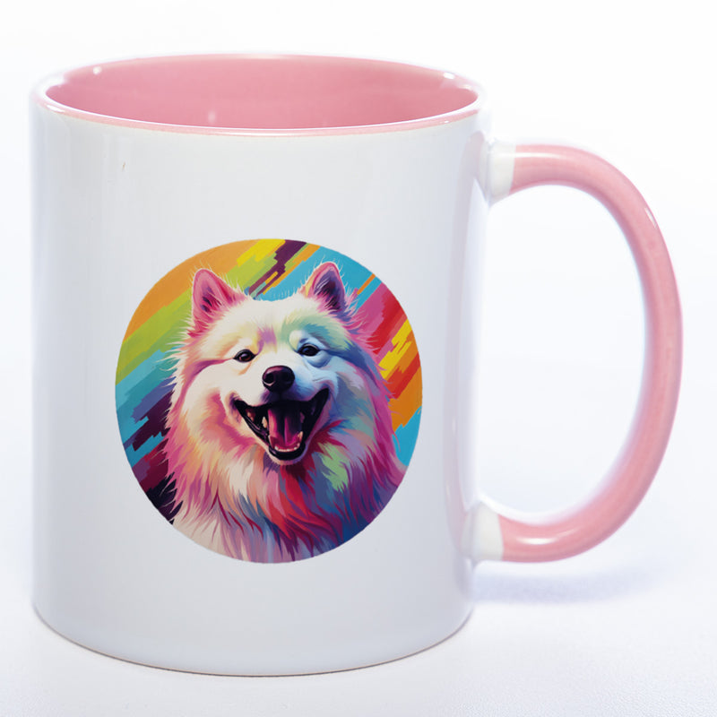 Mug Art Tasse mit Samoyede Motiv 4 wahlweise mit NAME - Kaffeetasse StickyWorld Exclusive