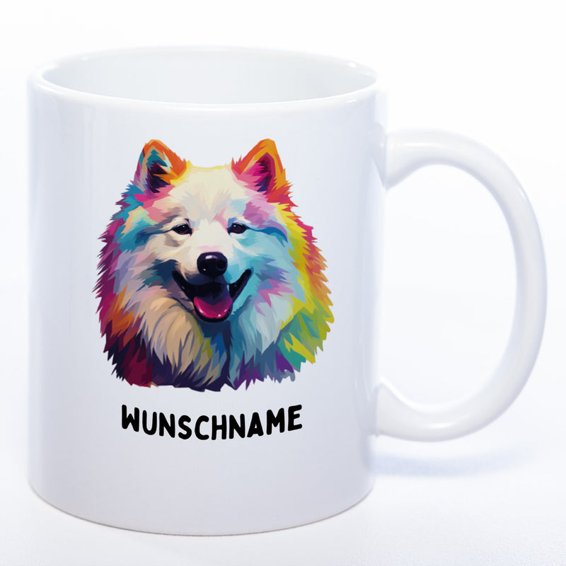 Mug Art Tasse mit Samoyede Motiv  5 - Kaffeetasse StickyWorld Exclusive