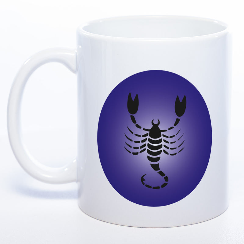 Sternzeichen -Tasse mit Namen und Geburtsdatum - spülmaschinenfest