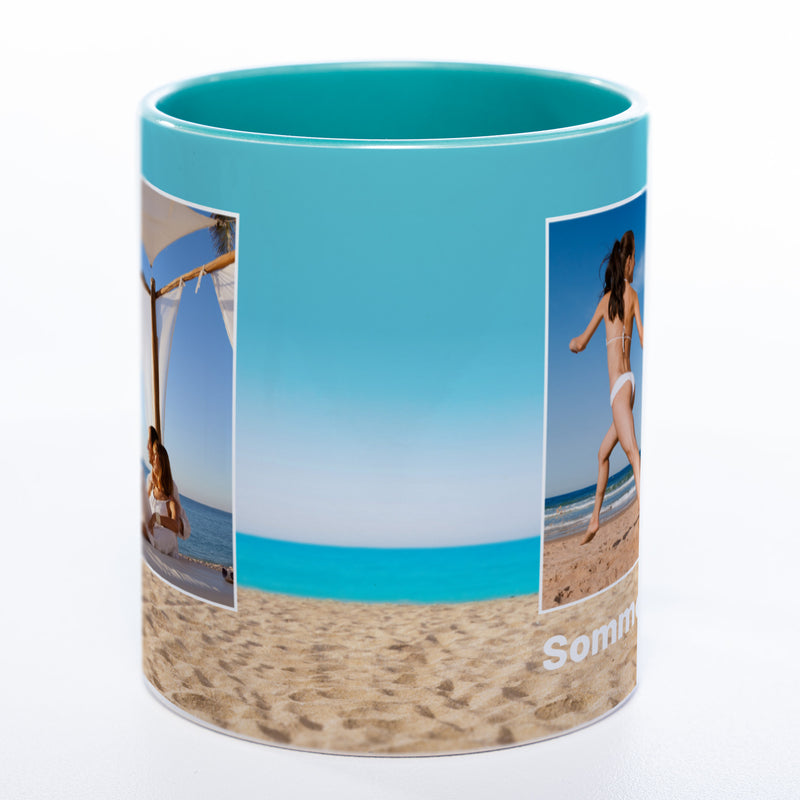 Urlaubstasse mit Fotos (HD Druck) spülmaschinenfest | Jetzt selbst gestalten!