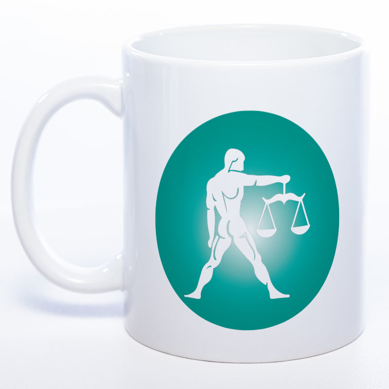 Sternzeichen -Tasse mit Namen und Geburtsdatum - spülmaschinenfest