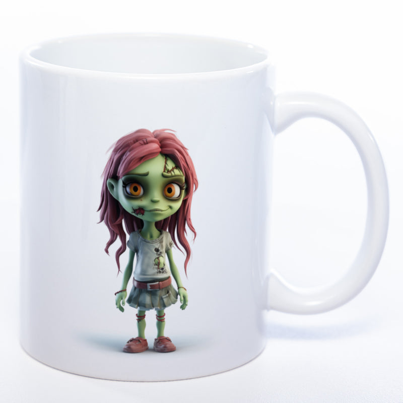 Zombie Mädchen - exclusive Kaffeetasse spülmaschinenfest