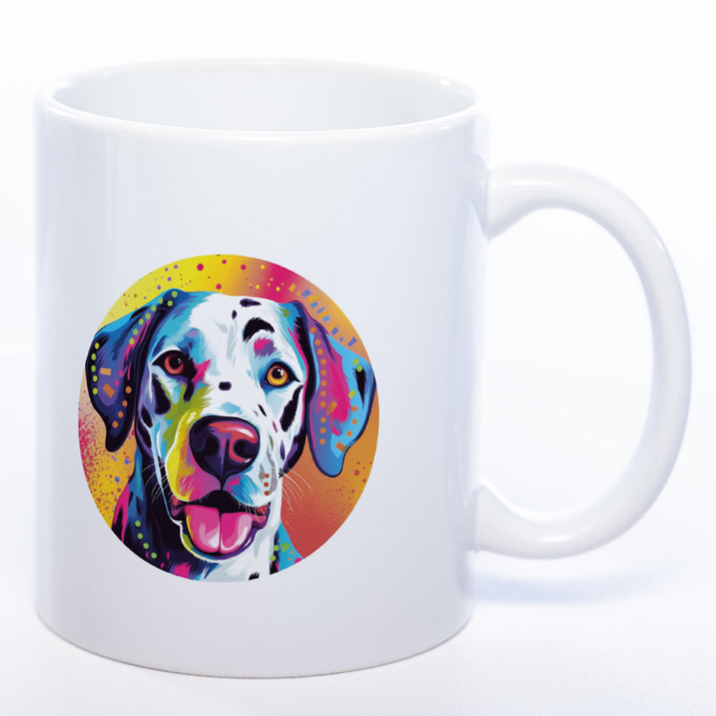 Mug Art Tasse mit Dalmatiner Motiv & wahlweise mit NAME - Kaffeetasse StickyWorld Exclusive