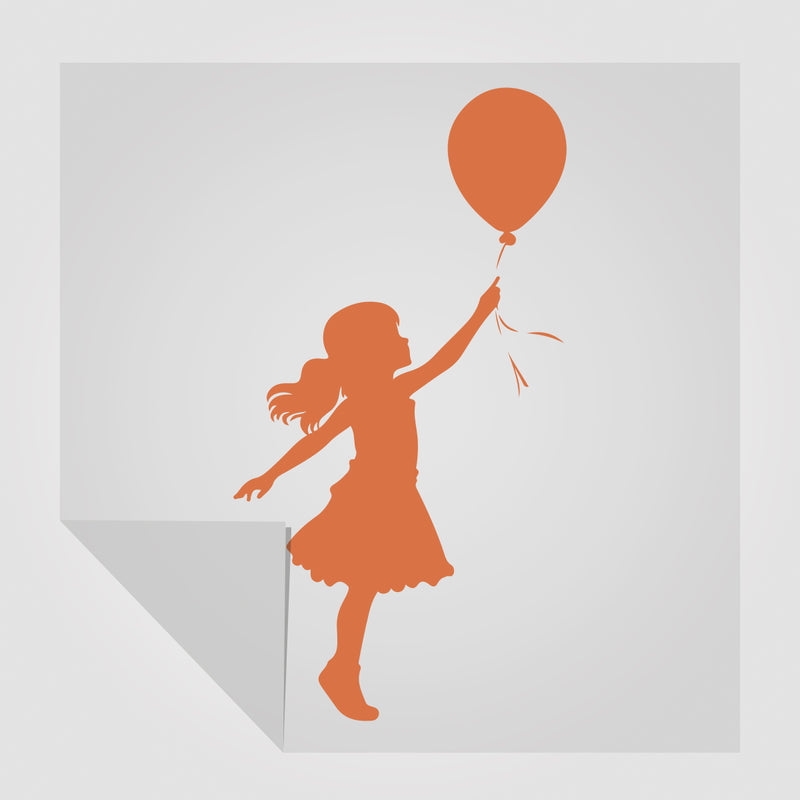 Ballonmädchen Sticker StickyWorld Exclusive | Foliensticker in 3 Größen
