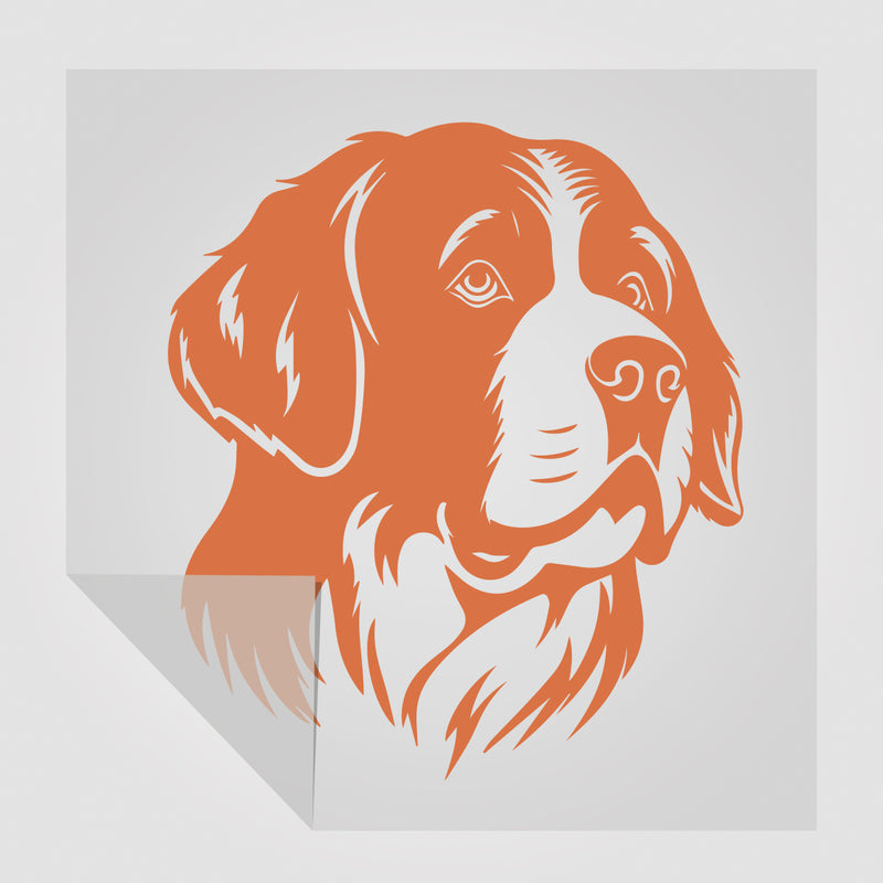 Bernhardiner Hunde Sticker 2 StickyWorld Exclusive | Foliensticker