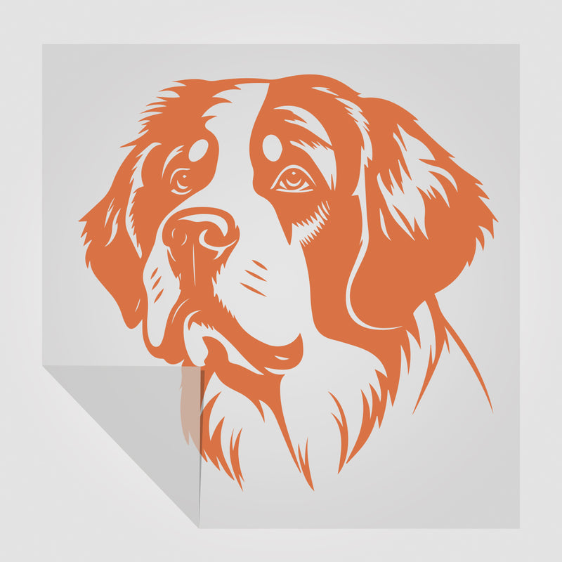Bernhardiner Hunde Sticker 4 StickyWorld Exclusive | Foliensticker