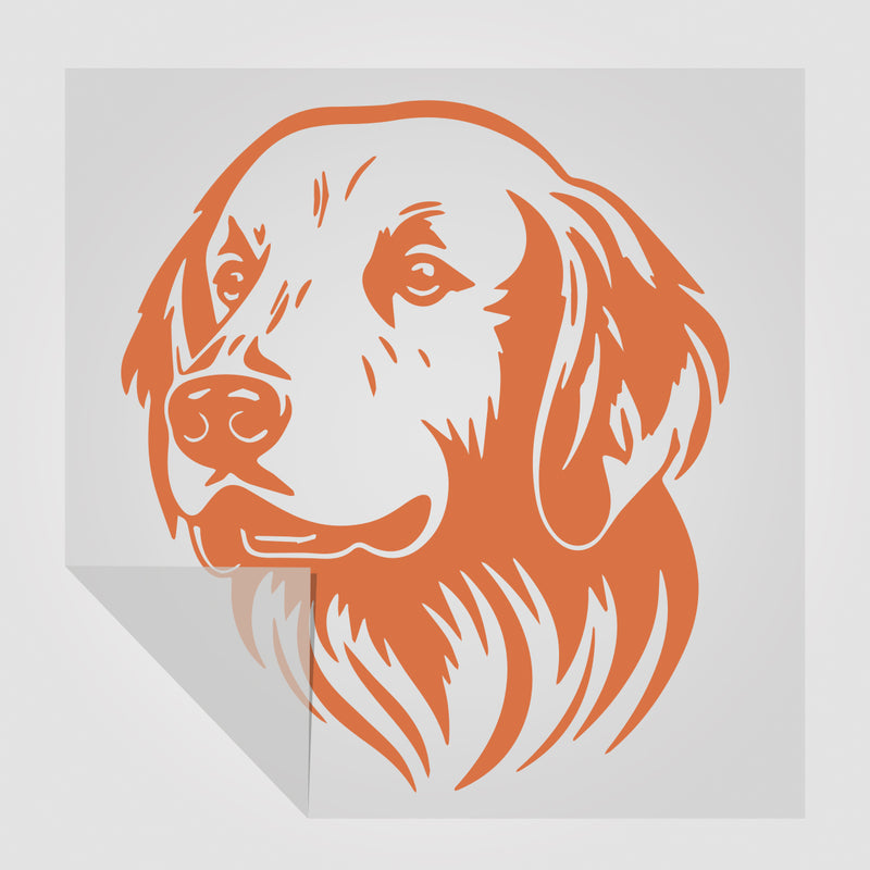 Golden Retriever Motiv 2 - Hunde Sticker StickyWorld Exclusive | Foliensticker