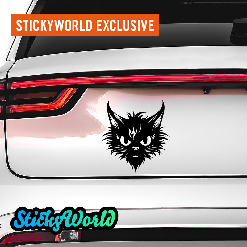 Grusel Sticker "Gruselkatze" StickyWorld Exclusive | Foliensticker