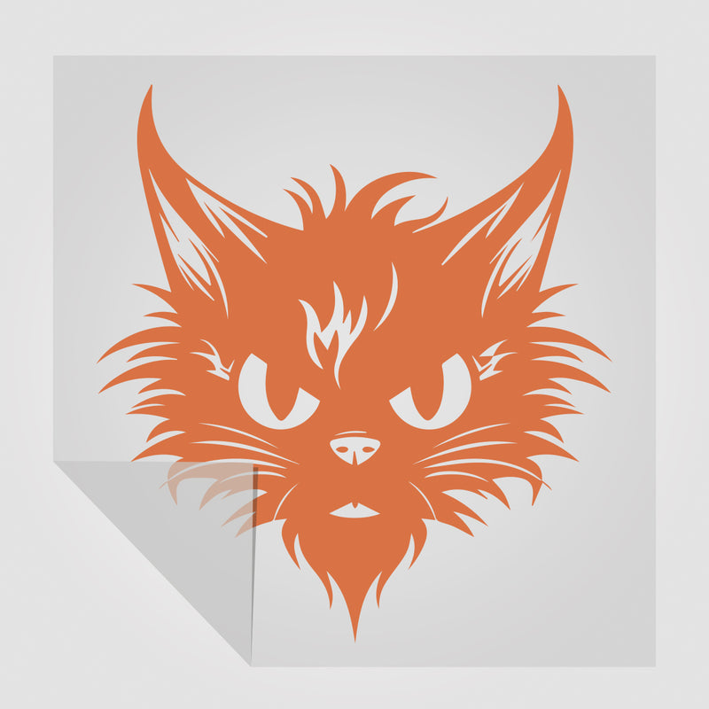 Grusel Sticker "Gruselkatze" StickyWorld Exclusive | Foliensticker