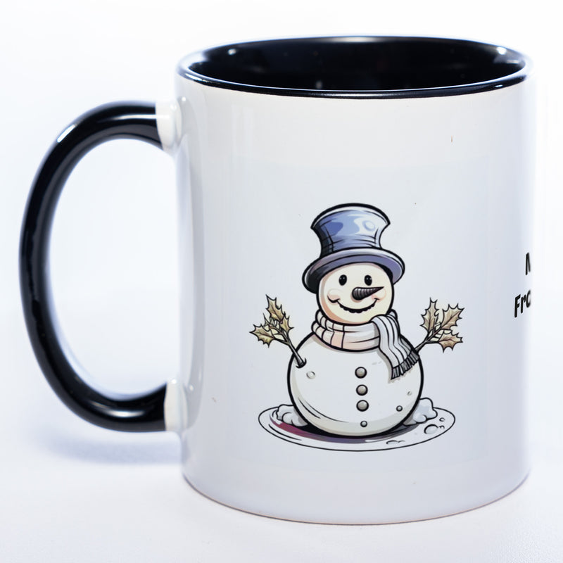 Meine Frostnase mit Wunschnamen - süße Kaffeetasse zu Weihnachten - spülmaschinenfest