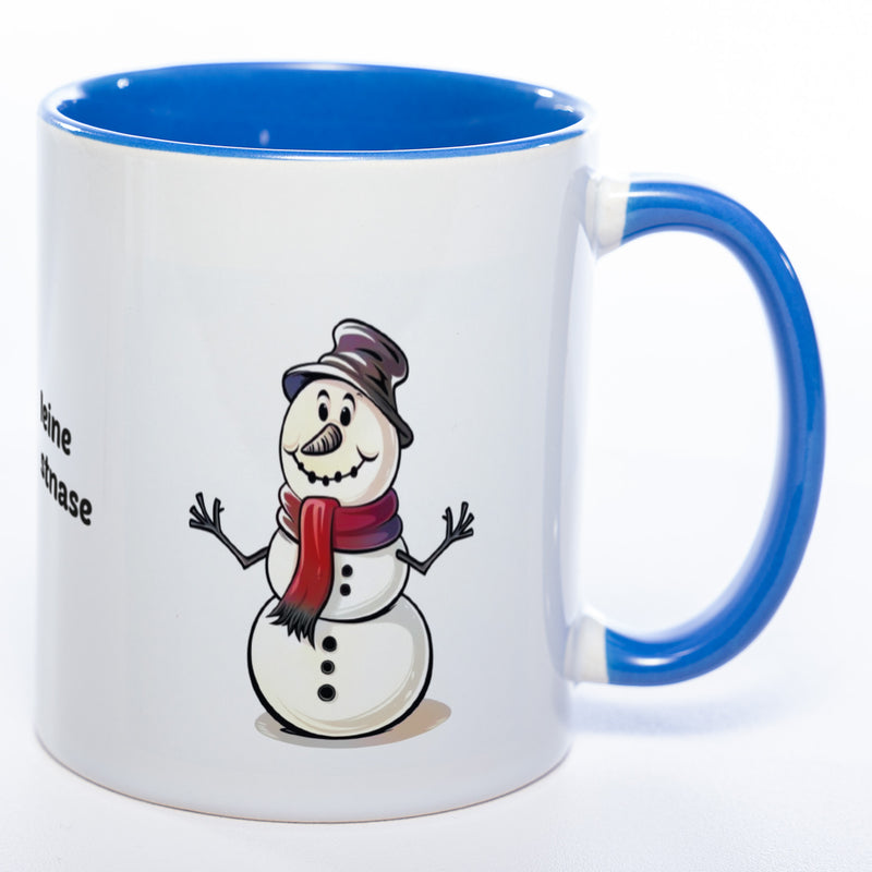 Meine Frostnase mit Wunschnamen - süße Kaffeetasse zu Weihnachten - spülmaschinenfest