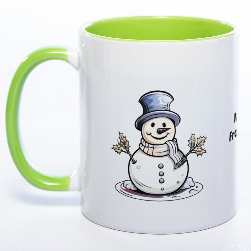 Meine Frostnase mit Wunschnamen - süße Kaffeetasse zu Weihnachten - spülmaschinenfest