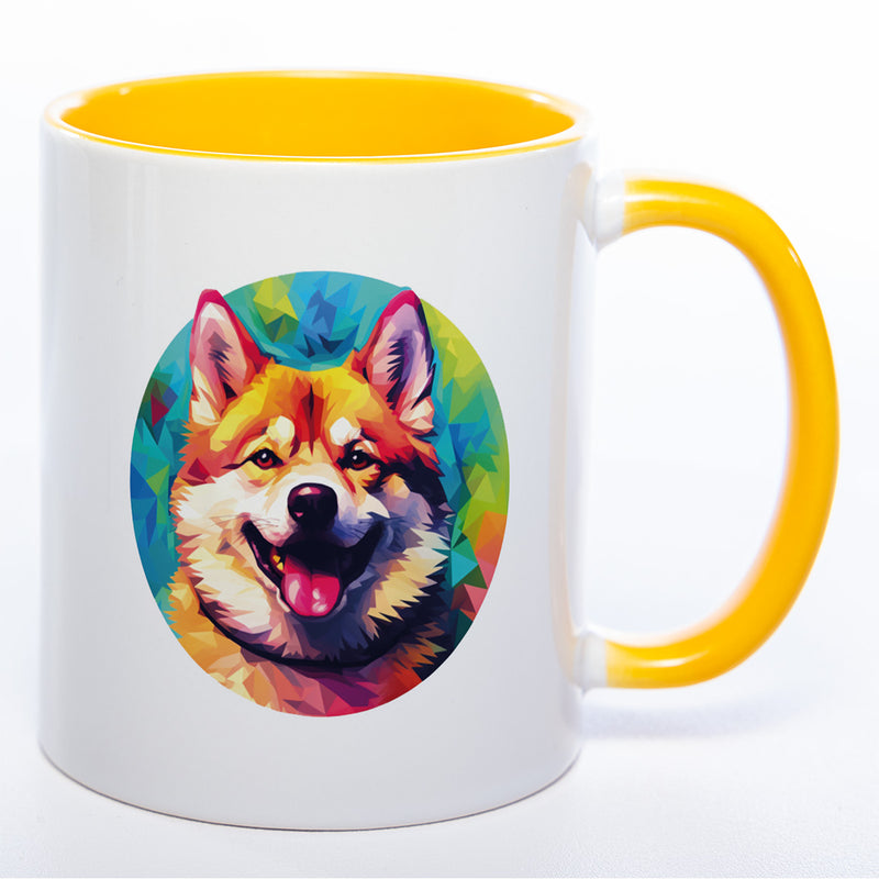 Mug Art Tasse mit Akita & wahlweise mit NAMEN- Kaffeetasse StickyWorld Exclusive