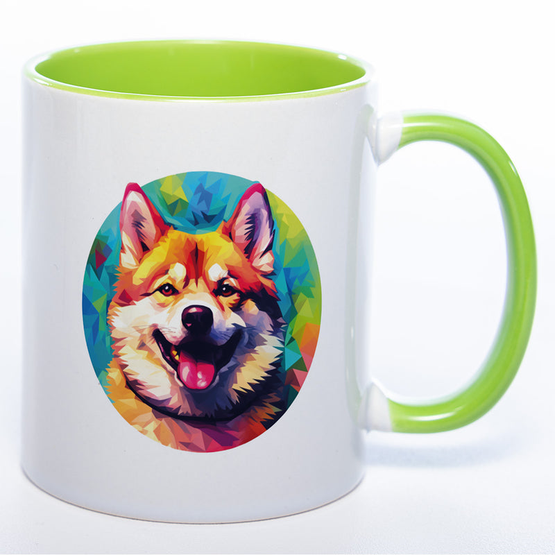 Mug Art Tasse mit Akita & wahlweise mit NAMEN- Kaffeetasse StickyWorld Exclusive