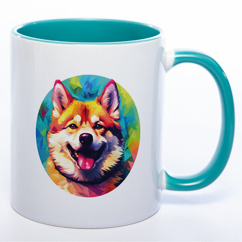Mug Art Tasse mit Akita & wahlweise mit NAMEN- Kaffeetasse StickyWorld Exclusive