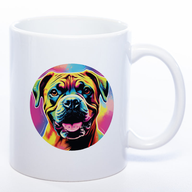 Mug Art Tasse mit Boxer & wahlweise mit NAMEN - Kaffeetasse StickyWorld Exclusive