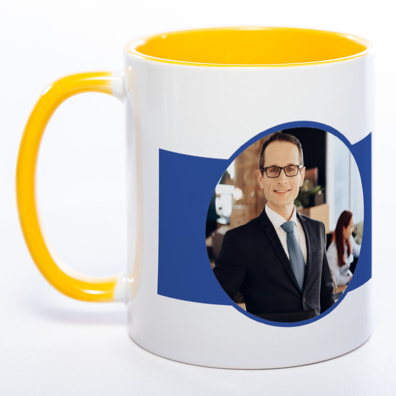 Tasse "Bester Chef" mit Foto (HD Druck) | Jetzt selbst gestalten! Spülmaschinenfest