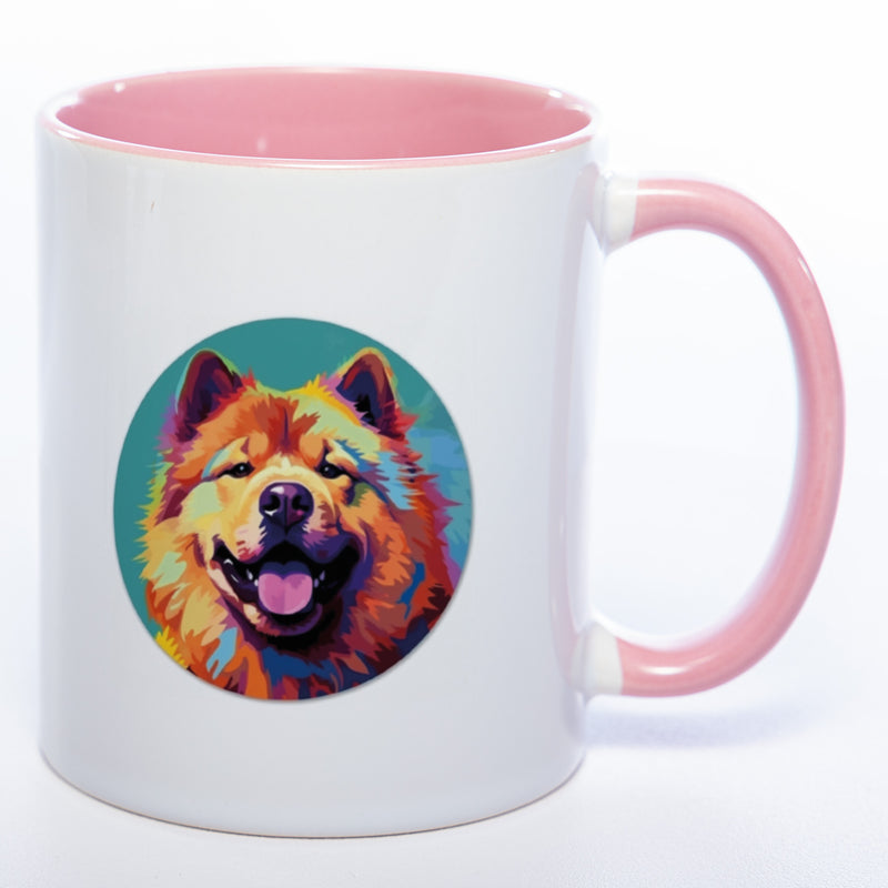 Mug Art Tasse mit Chow Chow wahlweise mit NAME - Kaffeetasse StickyWorld Exclusive