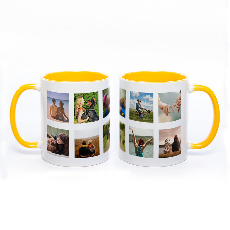 Collagentasse - Deine Fotos als Collage spülmaschinenfest | Jetzt selbst gestalten!