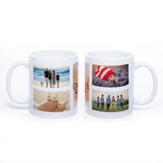 Tasse weiß mit 5 Fotos