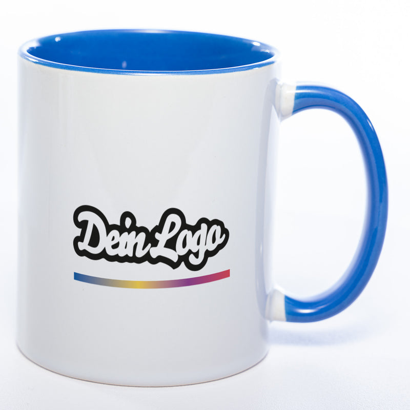 10x Tasse mit Firmenlogo (beidseitig) spülmaschinenfest | Jetzt selbst gestalten!