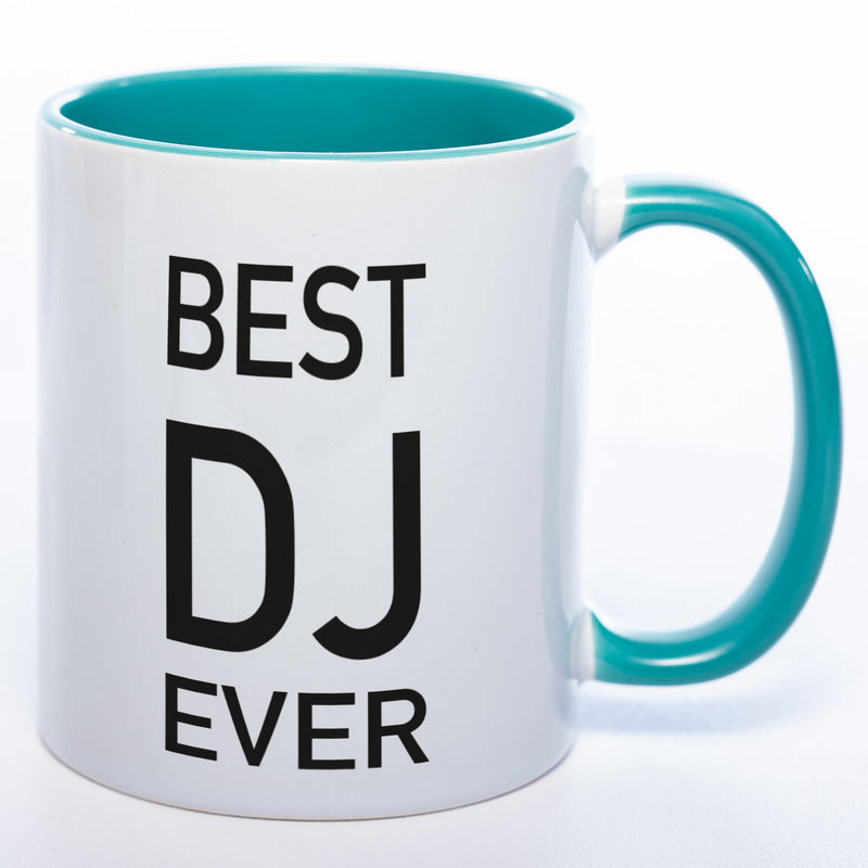 Spülmaschinenfeste Tasse "Best DJ Ever" mit Foto (HD Druck) | Jetzt selbst gestalten!