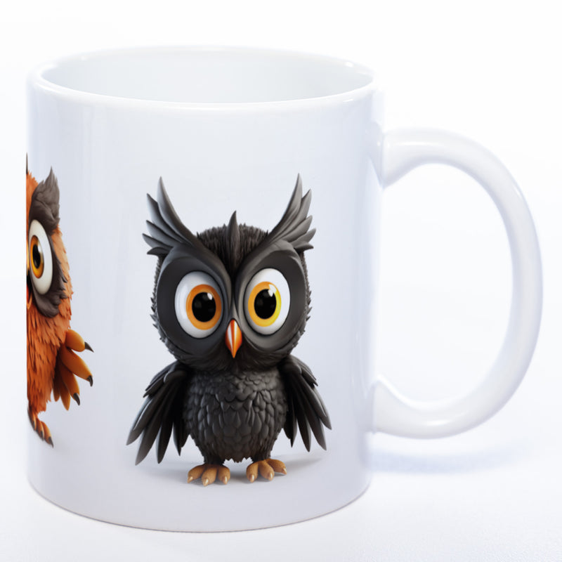 Eulenparade Tasse exclusive Kaffeetasse spülmaschinenfest