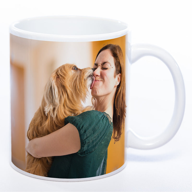 Tasse weiß mit Foto rundum Sublimation