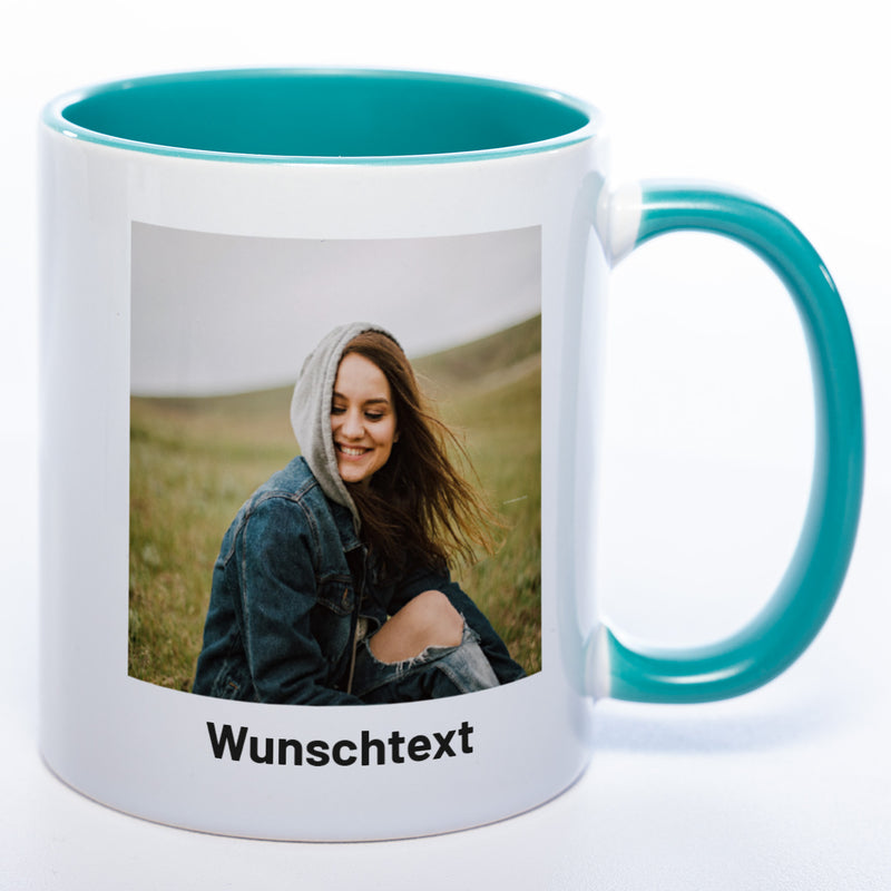 Tasse mit Foto und Text - spülmaschinenfest | Jetzt selbst gestalten!